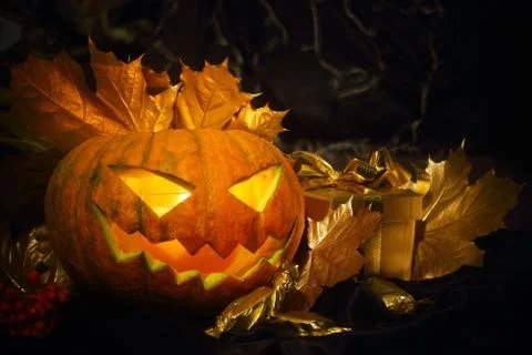 Halloween pumpkin 스톡 사진