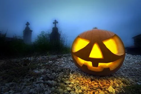 Halloween pumpkin Stock Photos