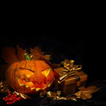 Halloween pumpkin Stock Photos