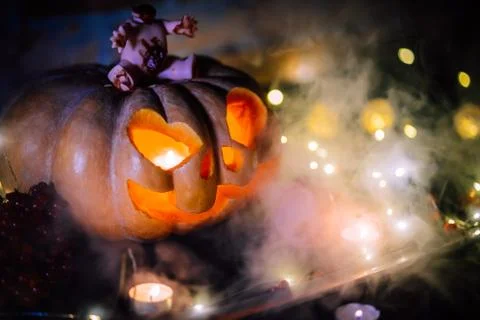 Halloween pumpkin Stock Photos