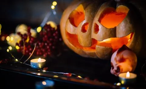 Halloween pumpkin Stock Photos