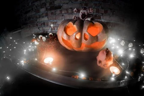 Halloween pumpkin Stock Photos