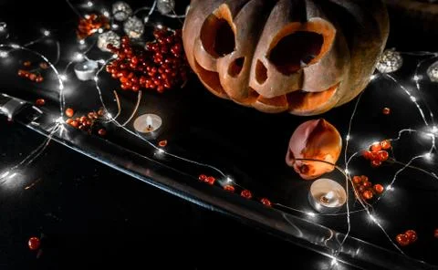 Halloween pumpkin Stock Photos
