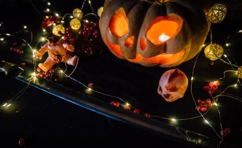 Halloween pumpkin Stock Photos