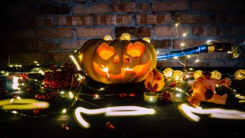 Halloween pumpkin Stock Photos