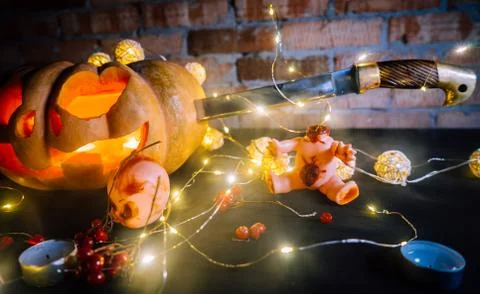 Halloween pumpkin Stock Photos