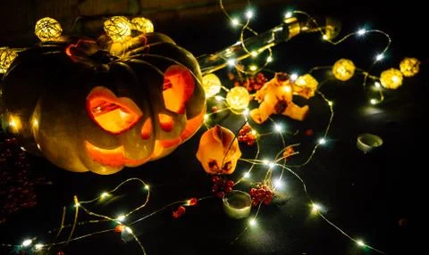 Halloween pumpkin Stock Photos