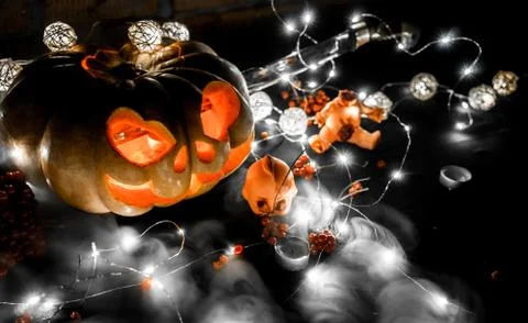 Halloween pumpkin Stock Photos