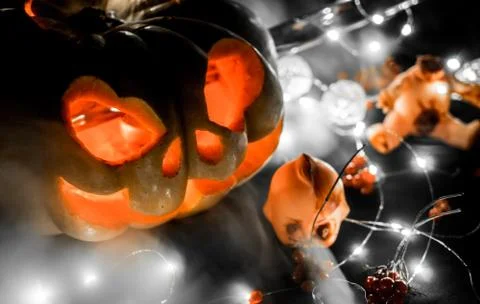 Halloween pumpkin Stock Photos