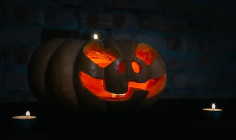 Halloween pumpkin Stock Photos