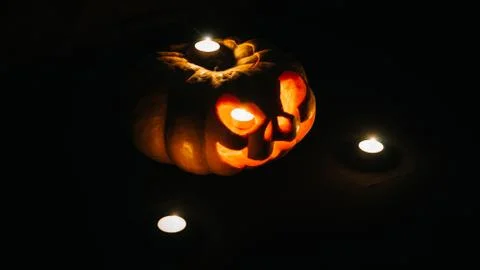 Halloween pumpkin Stock Photos
