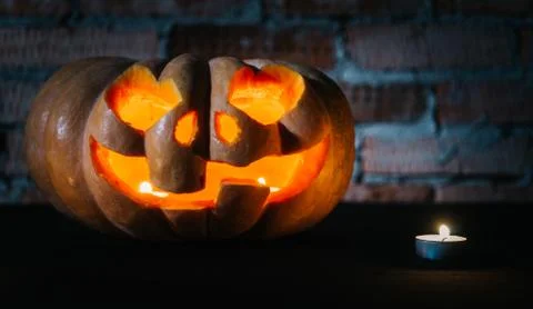 Halloween pumpkin Stock Photos