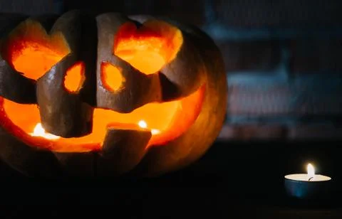 Halloween pumpkin Stock Photos