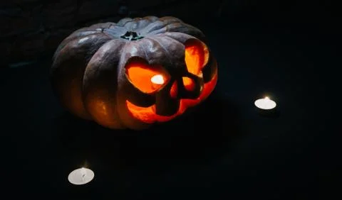 Halloween pumpkin Stock Photos