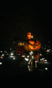 Halloween pumpkin Stock Photos