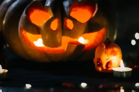 Halloween pumpkin Stock Photos