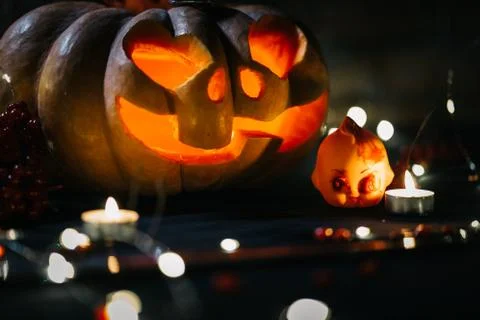 Halloween pumpkin Stock Photos