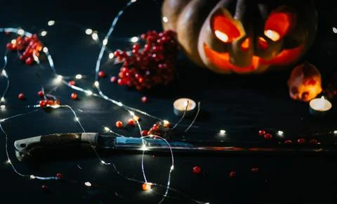 Halloween pumpkin Stock Photos
