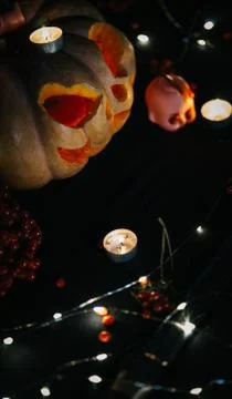 Halloween pumpkin Stock Photos