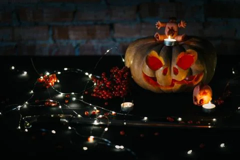 Halloween pumpkin Stock Photos
