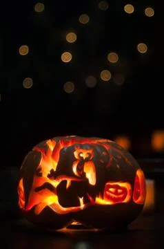 Halloween pumpkin Stock Photos