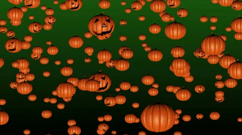 Halloween Pumpkin Shower Vídeo Stock 38819034