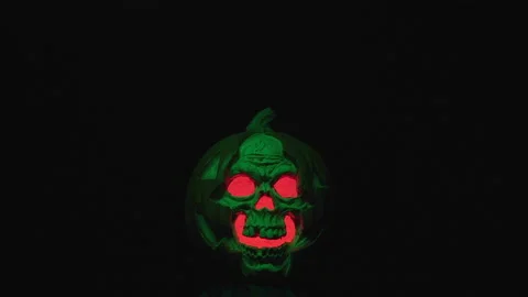 Halloween Pumpkin Skull 動画素材 209167353