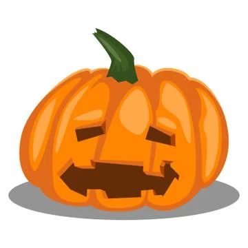 Halloween pumpkin vector icon. Stock Illustration