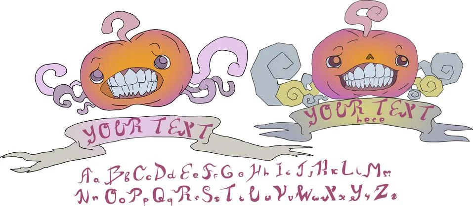 Halloween pumpkin vector Stockillustratie