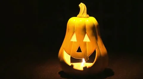 Halloween pumpkins 002 Stock Footage 8853988