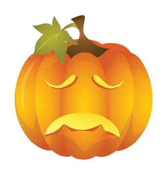 Halloween pumpkins faces Stock Illustration