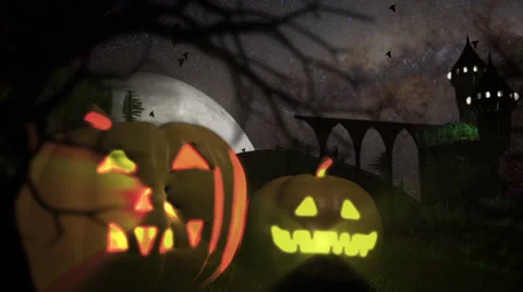 Halloween Pumpkins Stock Footage 27958018