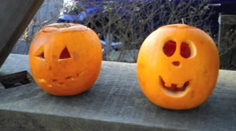 Halloween Pumpkins Video stock 59570611