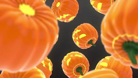 Halloween Pumpkins Stock Footage 206374029