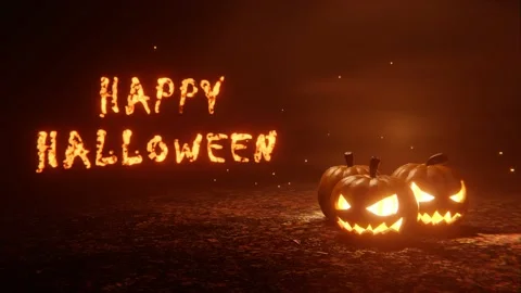 Halloween pumpkins Stock Footage 212129421