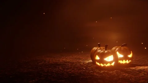 Halloween pumpkins Stock Footage 213331164