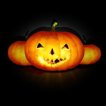 Halloween pumpkins Stock Illustration