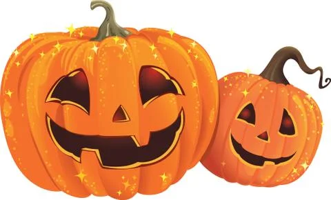Halloween pumpkins Illustrazione stock