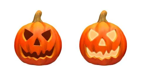 Halloween pumpkins Stock Illustration