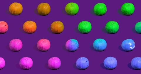 Halloween pumpkins or Jack o'Lantern 스톡 동영상 116972890