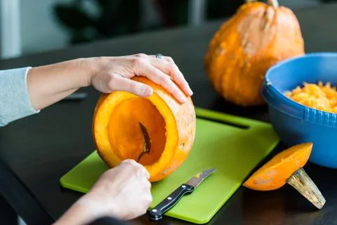 Halloween pumpkins Stock Photos
