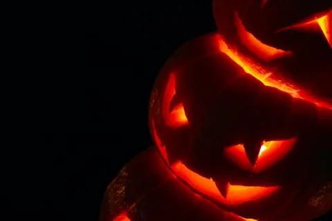 Halloween pumpkins Stock Photos