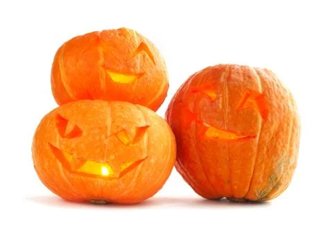 Halloween Pumpkins 库存照片