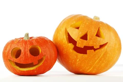 Halloween pumpkins Stock Photos