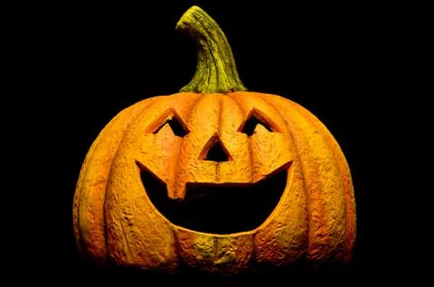 Halloween pumpkins Stock Photos