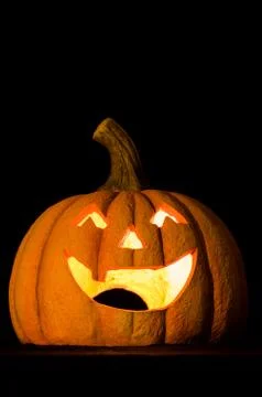 Halloween pumpkins Stock Photos