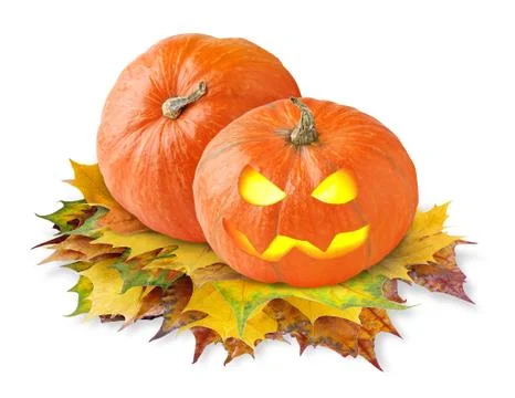 Halloween pumpkins Stock Photos