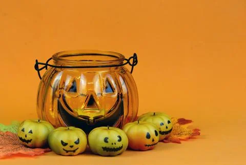 Halloween pumpkins Stock Photos
