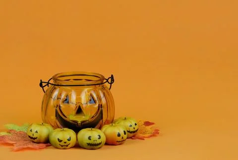 Halloween pumpkins Stock Photos