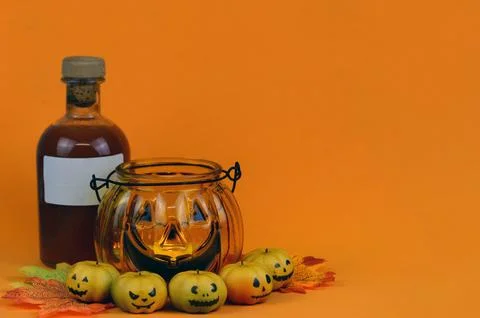 Halloween pumpkins Stock Photos